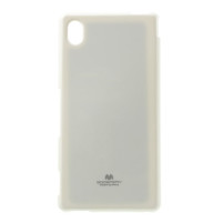 Силиконов гръб ТПУ MERCURY Jelly case за Sony Xperia M4 Aqua E2303 бял